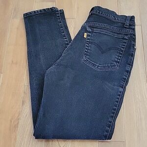 Vintage 90s Levi's Orange Tab High Rise Skinny Denim Jeans Size 11 Grunge Rock